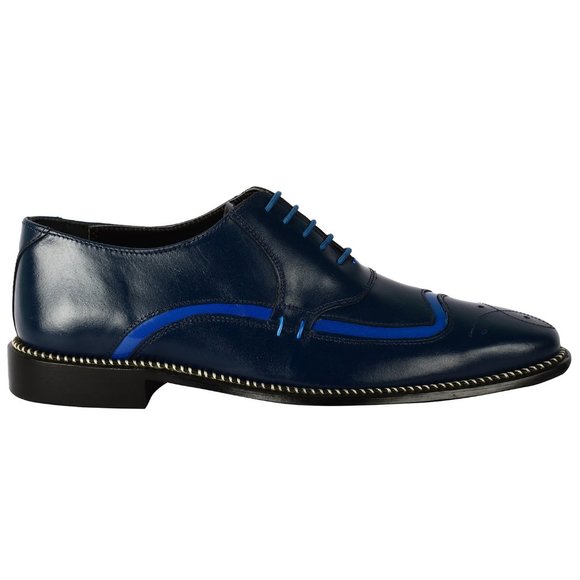 LibertyZeno Men\'s Navy Royal Lace-Up Shoes main image 4
